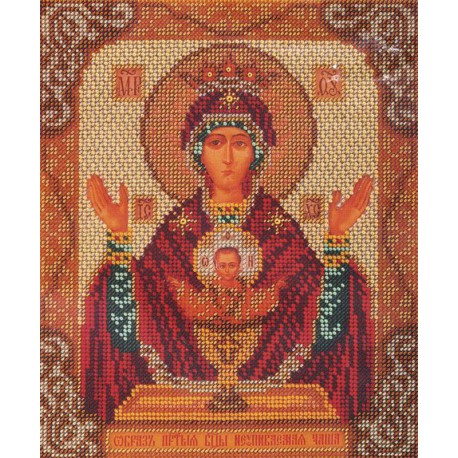 Богородица Неупиваемая Чаша Набор для вышивки бисером Кроше