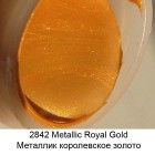 2842 Королевское золото Металлик Эмалевые Акриловые краски Enamels FolkArt Plaid