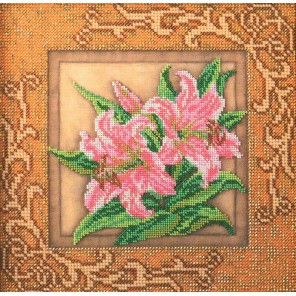 Благоухающие лилии Набор для вышивки бисером Кроше