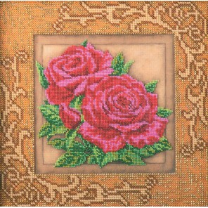 Роскошные розы Набор для вышивки бисером Кроше