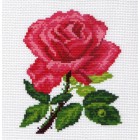 Роза Ткань с рисунком Матренин посад