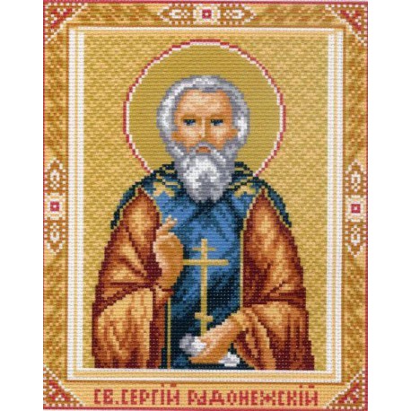 Святой Сергий Радонежский Ткань с рисунком Матренин посад