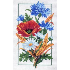 Полевые цветы Ткань с рисунком Матренин посад