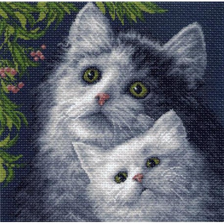 Котята Ткань с рисунком Матренин посад