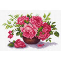 Букет роз Ткань с рисунком Матренин посад