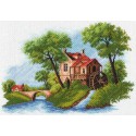 Голландский пейзаж Ткань с рисунком Матренин посад