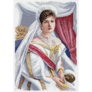 Императрица Александра Фёдоровна Ткань с рисунком Матренин посад