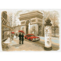 Париж Ткань с рисунком Матренин посад