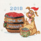 Год собаки 2018 Набор для вышивания Золотое Руно