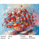 Цветочная палитра лета Раскраска ( картина ) по номерам на холсте Белоснежка
