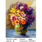 Количество цветов и сложность Яркий букет Раскраска картина по номерам акриловыми красками на холсте Iteso