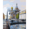 Храм Воскресения Христова. Санкт-Петербург Раскраска картина по номерам акриловыми красками на холсте