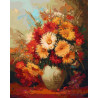 Хризантемы Раскраска картина по номерам акриловыми красками на холсте Белоснежка