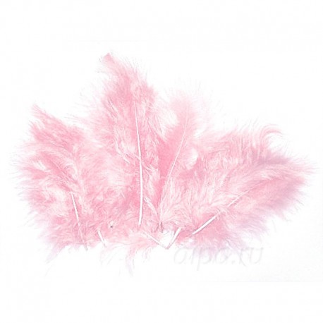 Розовые перья марабу Efco