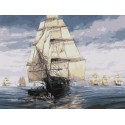 Флотилия Раскраска картина по номерам на холсте