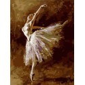 Хрупкая балерина Раскраска картина по номерам на холсте