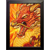 Готовая картина Китайский дракон Алмазная вышивка мозаика Гранни