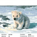 Милый медвежонок Раскраска картина по номерам на холсте
