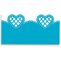 Бордюр Решетчатое сердце Фигурный дырокол для скрапбукинга, кардмейкинга Martha Stewart Марта Стюарт
