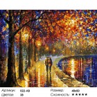 Количество цветов и сложность Пара у озера Раскраска картина по номерам на холсте Белоснежка