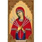 Пресвятая Богородица Семистрельная Алмазная частичная мозаика на подрамнике Color Kit