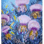 Цветок-оберег Раскраска - открытка по номерам с декором Color Kit