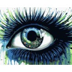Павлиний глаз Раскраска картина по номерам на холсте Menglei