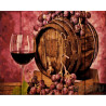 Итальянское вино Картина по номерам на дереве