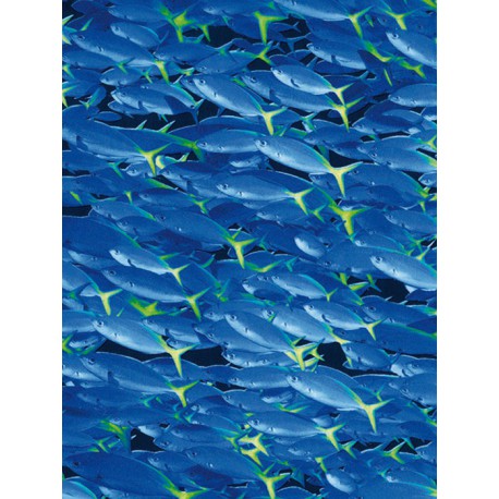 Рыбы синие Бумага для декопатча Decopatch
