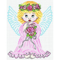 Ангел в розовом Набор для вышивания МП Студия