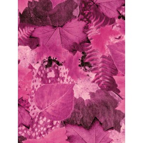 Листья осень розовые Бумага для декопатча Decopatch