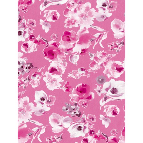 Нежные цветы на розовом Бумага для декопатча Decopatch