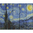Звездная ночь. Винсент Ван Гог Картина по номерам на дереве Dali