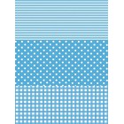 Полоска/ Горох/ Клетка голубой Бумага для декопатча Decopatch
