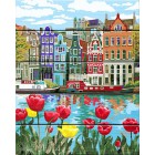 Весна в Амстердаме Картина по номерам на дереве Dali