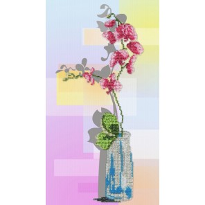 Орхидея Набор для вышивания бисером МП Студия