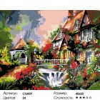 Сложность и количество красок Водопад Раскраска по номерам на холсте Color Kit CG009