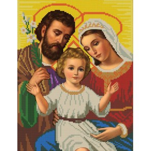 Святое Семейство Канва с рисунком для вышивки бисером Конек
