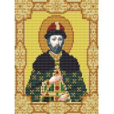 Святой Олег Канва с рисунком для вышивки бисером Конек