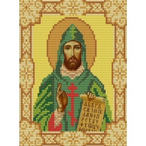 Святой Кирилл Канва с рисунком для вышивки бисером Конек