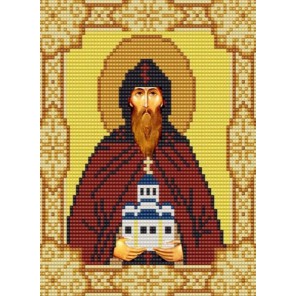 Святой Даниил Канва с рисунком для вышивки бисером Конек