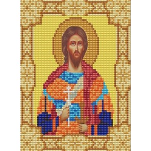Святой Никита Канва с рисунком для вышивки бисером Конек