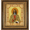 Пример оформления в рамке Святой Павел Канва с рисунком для вышивки бисером Конек 9175