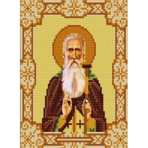 Святой Арсений Канва с рисунком для вышивки бисером Конек