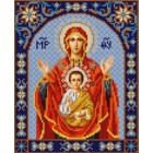 Богородица Знамение Канва с рисунком для вышивки бисером Конек