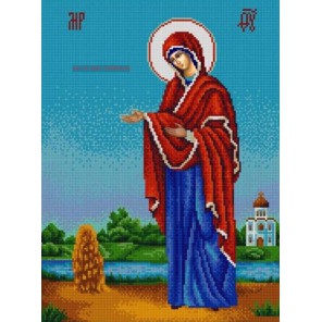 Богородица Геронтисса Канва с рисунком для вышивки бисером Конек