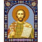 Святой Александр Невский Канва с рисунком для вышивки бисером Конек