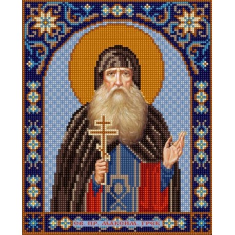 Святой Максим Канва с рисунком для вышивки бисером Конек