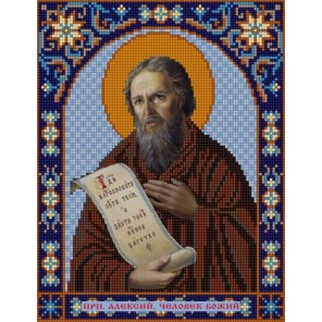 Святой Алексей Канва с рисунком для вышивки бисером Конек