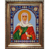 Пример оформления в рамке Святая Анна Канва с рисунком для вышивки бисером Конек 9337